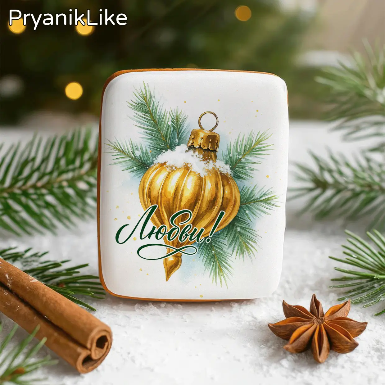 Атмосферные ёлочные игрушки